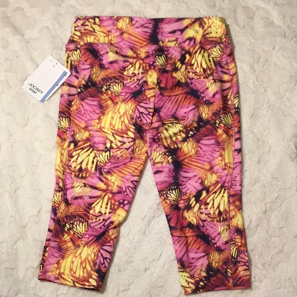 🆕NWT Jockey Mariposa Print Judo Legging, Medium - Picture 6 of 6
